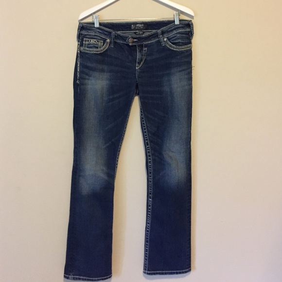 Silver jeans. Baby boot cut