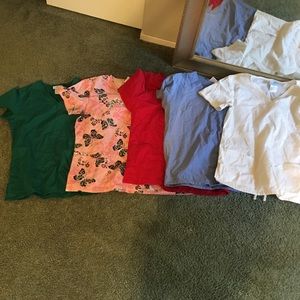 Women's scrub top bundle
