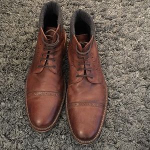 Johnston & Murphy Karnes Cap Toe Boots