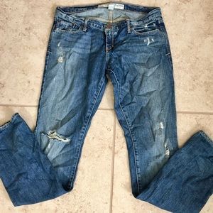 Women's Abercrombie & Fitch Distressed Jeans Sz 4!