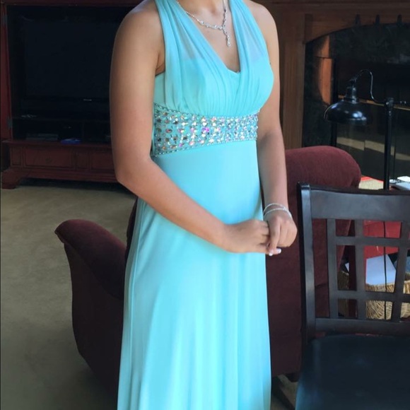 Open back prom dress!