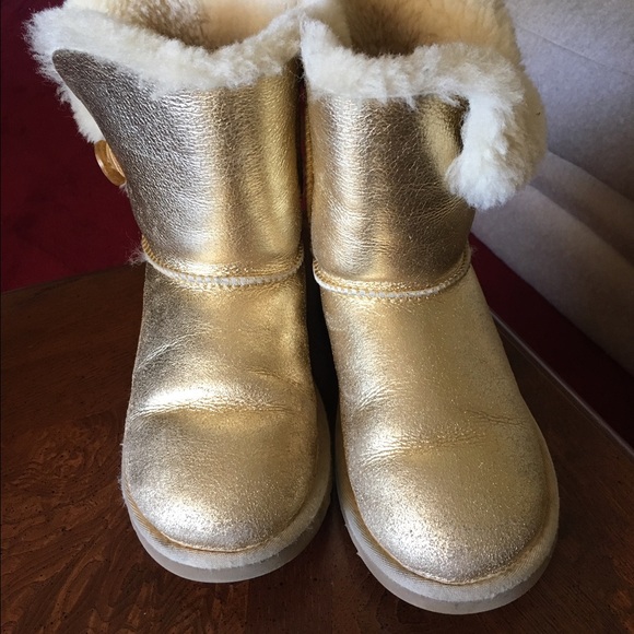 Metallic Gold Uggs