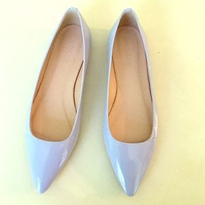 J. Crew lavender/light blue pointy flats