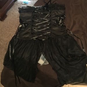 Corset for vampire costume
