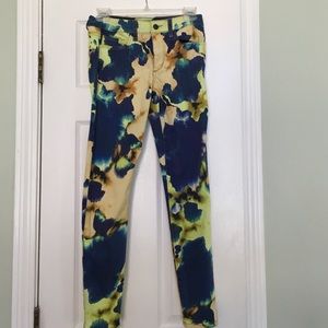 Joe's jeans with a cute flower pattern