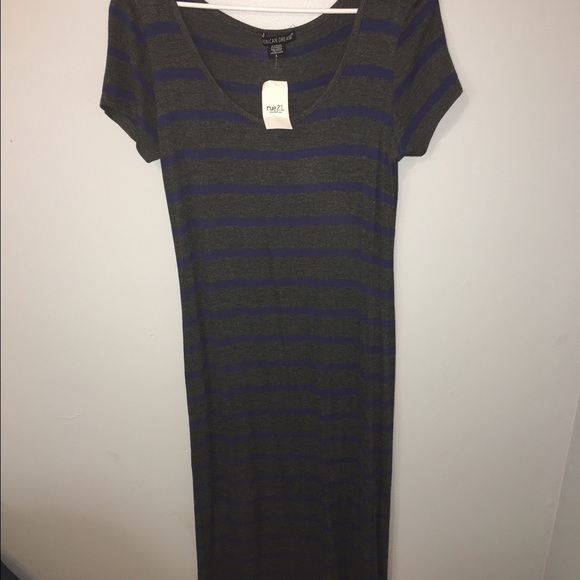 Long maxi tee shirt dress