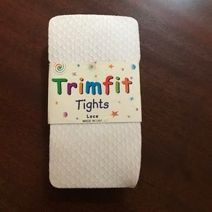 White long tights for girls.