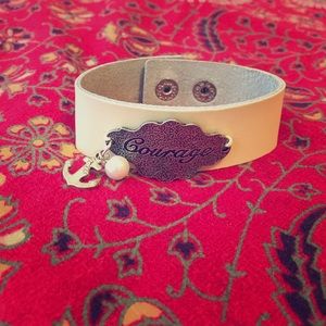Leather Snap Bracelet