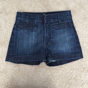 7 for all mankind denim shorts