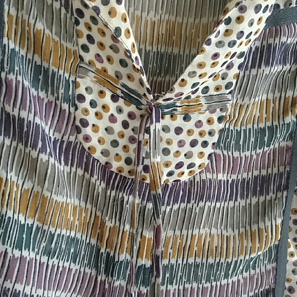 ZARA Patterned Blouse - Picture 2 of 4