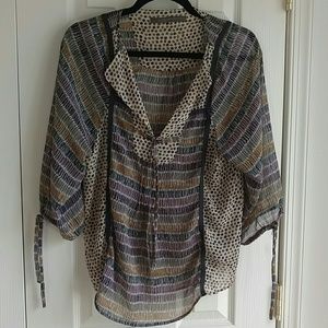 ZARA Patterned Blouse