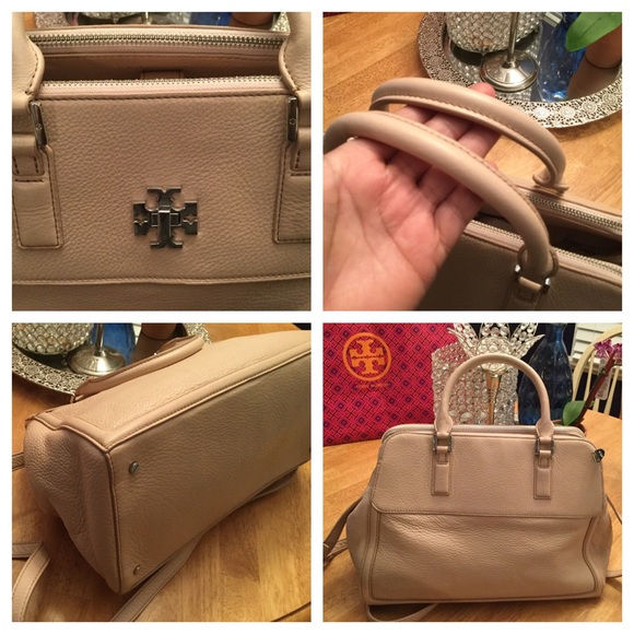 X SOLD $535 Beautiful light oak Tory Burch Mercer - Picture 2 of 4