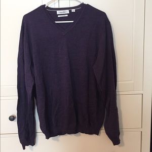 Calvin Klein Purple Men's Swearer NWOT