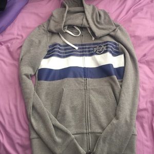Pink zip up hoodie