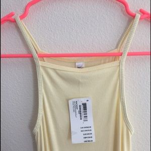 American apparel yellow leotard