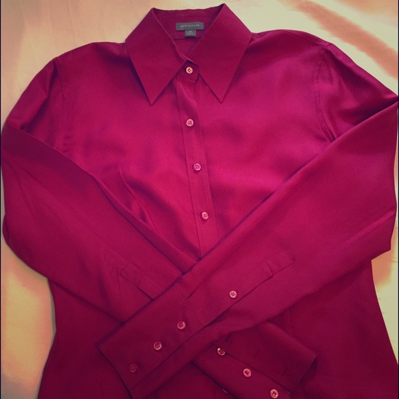 Silk Button Down Shirt