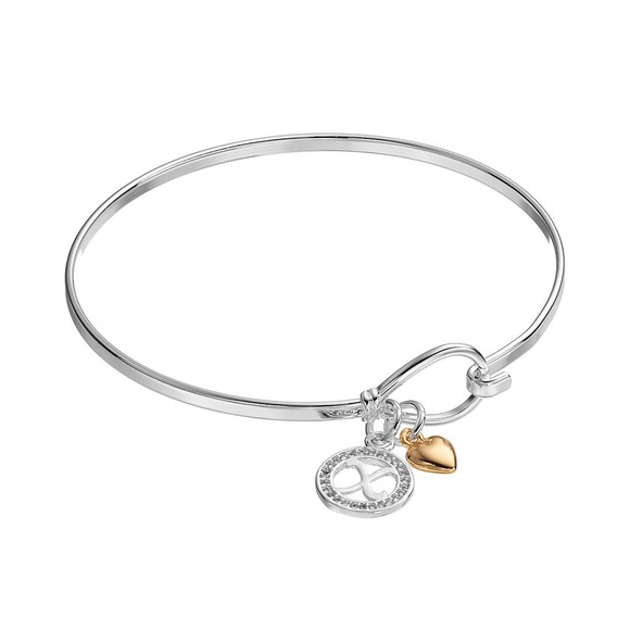 Fine Silver Plated Cubic Zirconia Bracelet