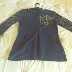 Sparkly teal jacket