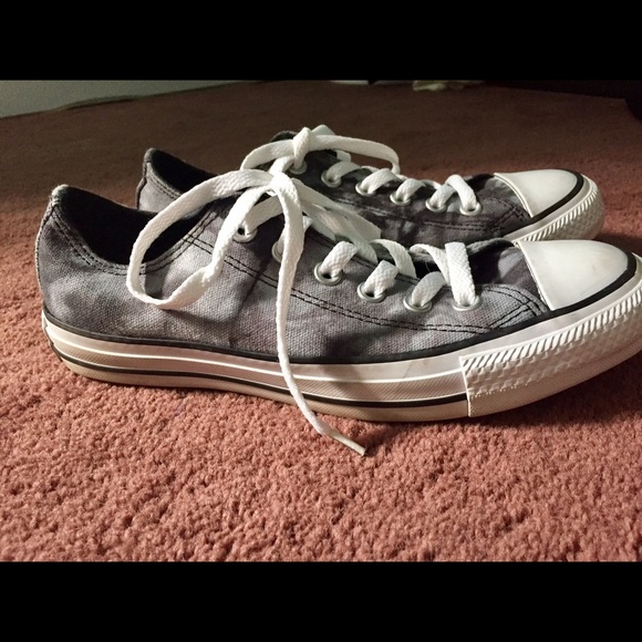 Black grey marble converse