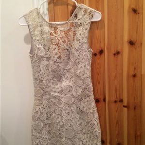 Bebe Lace Mini Dress