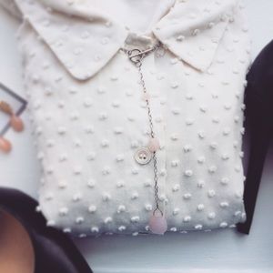 EUC Rose Stone Necklace