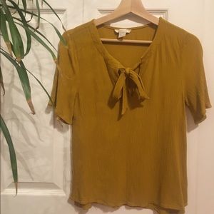 Mustard Yellow Blouse