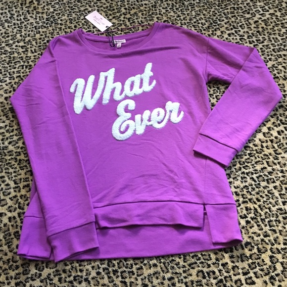 BNWT JUICY COUTURE LIGHTWEIGHT FLEECE SWEATSHIRT M