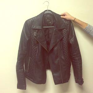 Gently used leather jacket from JBC in Belgium