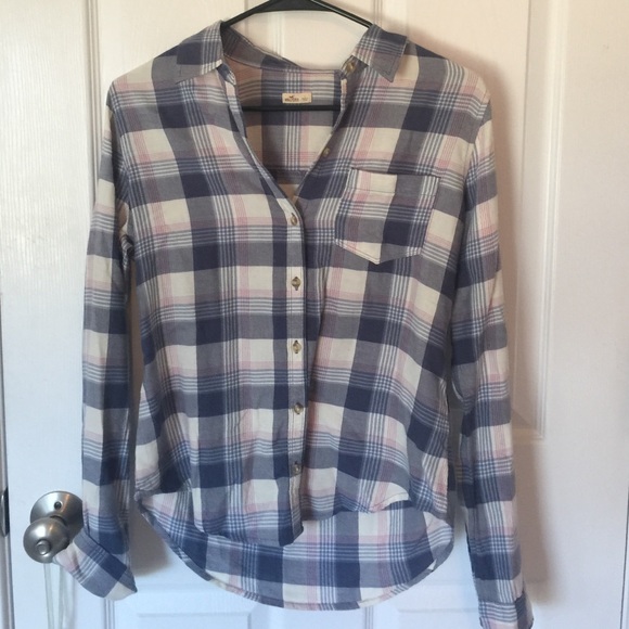 Plaid long sleeve shirt from Hollister