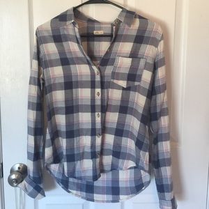 Plaid long sleeve shirt from Hollister
