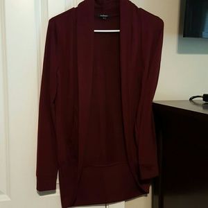 Charlotte russe burgundy cocoon cardigan!
