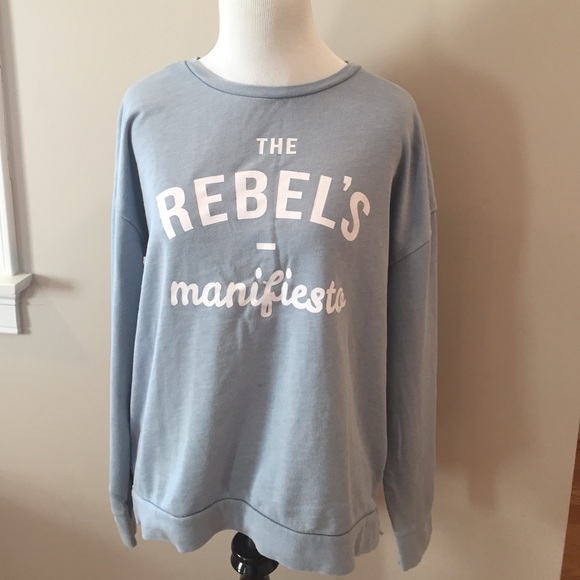 light blue pull and bear hoodie
