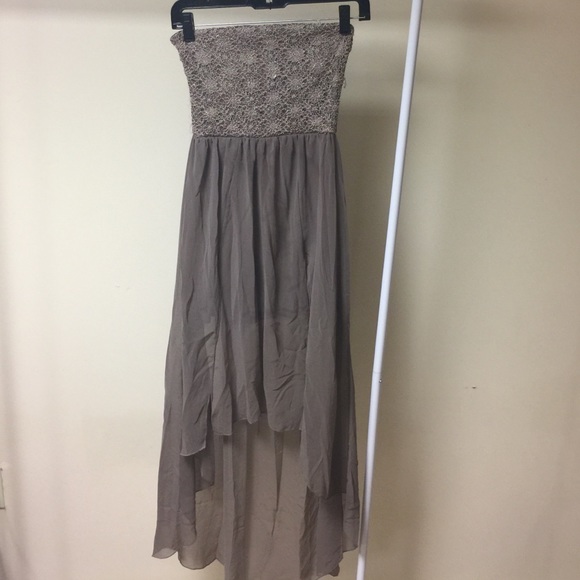 High low lace dress
