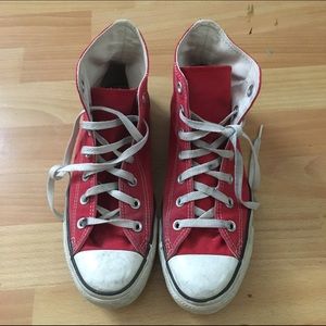 red high top converse