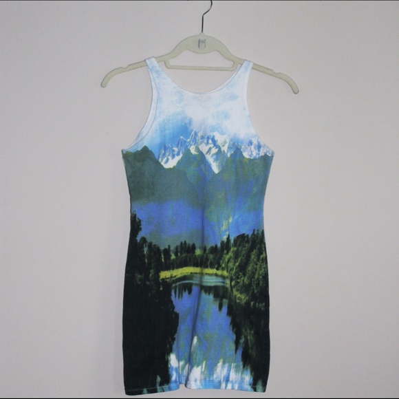 Motel Rocks Mountain Bodycon Dress