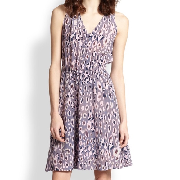Rebecca Taylor Cheetah Ombre Dress 4
