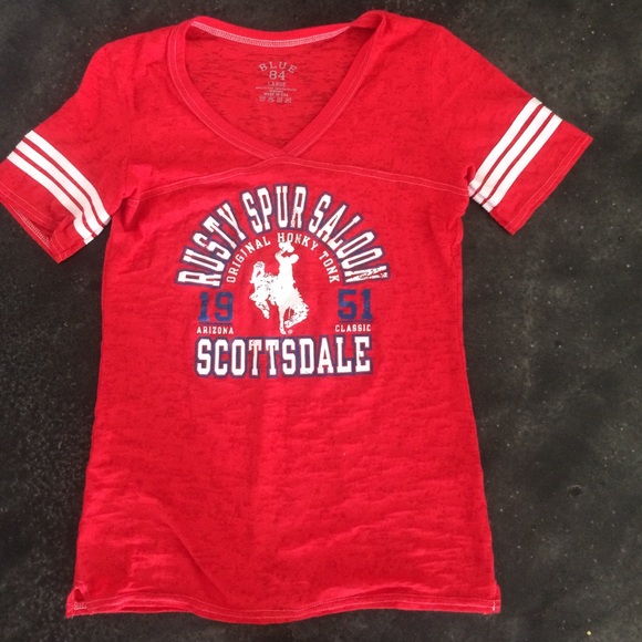 Burned out soft-wash cotton T