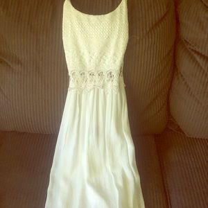 White lace dress
