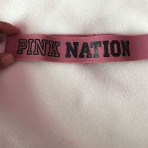 Pink headband