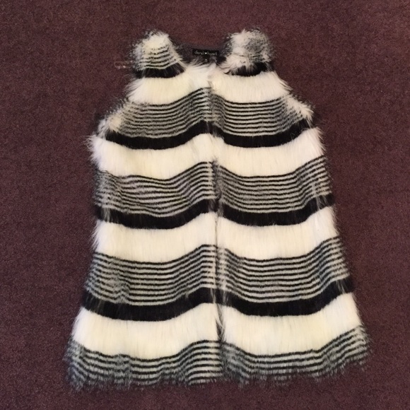Faux fur vest