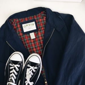 Orvis Jackets & Coats - ORVIS Navy and Plaid Jacket Orvis Jackets & Coats - ORVIS Navy and Plaid Jacket