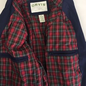 Orvis Jackets & Coats - ORVIS Navy and Plaid Jacket Orvis Jackets & Coats - ORVIS Navy and Plaid Jacket
