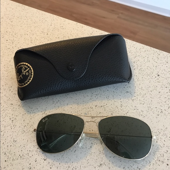 Black and Gold Ray Ban!