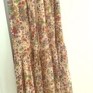 Zara floral maxi skirt