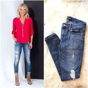 Express distressed jeans