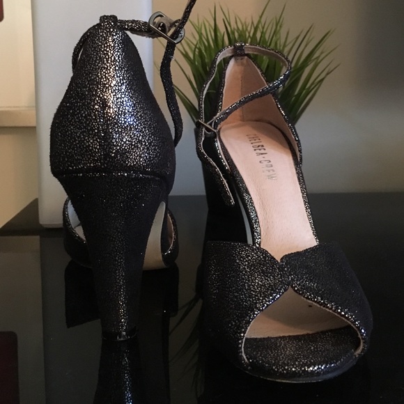 Chelsea Crew Lola sparkly heels.