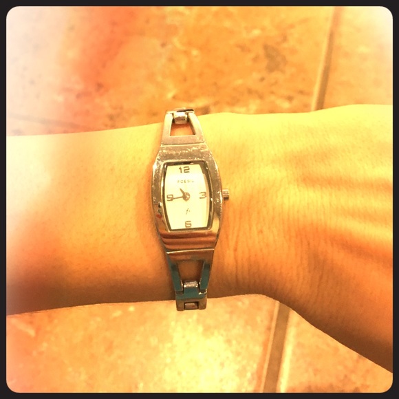 Fossil Watch white face