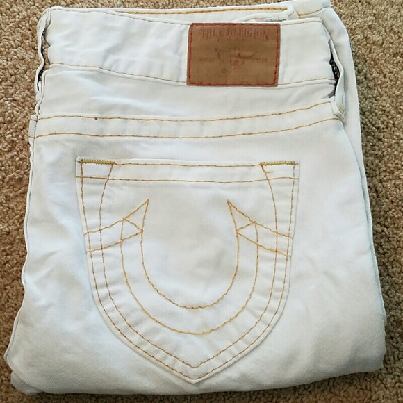 True Religion Denim - TRUE RELIGION Sz 30 Off White Denim Jeans