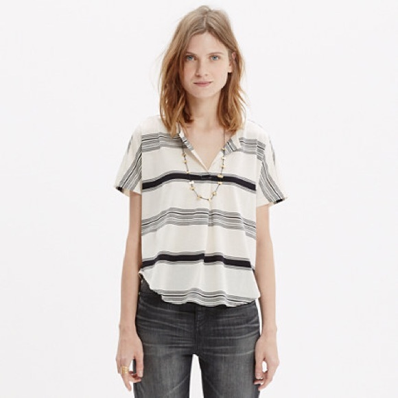 Madewell split-neck tee