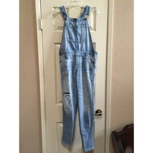 Distressed Overalls